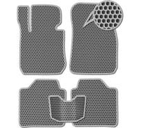 Ковры в салон автомобиля Eva Smart ford explorer v 7мест рестайлинг 2015 - 2019 эва сота серые c серой окантовкой 2326-B1B1-S