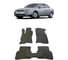 Ковры в салон автомобиля Eva Smart для ford mondeo iii 2000 - 2007, эва сота, чёрные c синей окантовкой 1205-B5B2-S 1
