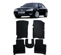 Ковры в салон автомобиля Eva Smart для ford mondeo iv 2007 - 2010, эва сота, бежевые c синей окантовкой 1206-A1B2-S