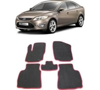 Ковры в салон автомобиля Eva Smart для ford mondeo iv 2007 - 2010, эва сота, серые c серой окантовкой 1206-B1B1-S