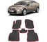 Ковры в салон автомобиля Eva Smart для ford mondeo iv 2010 - 2015, эва сота, коричневые c бежевой окантовкой 1207-A6A1-S 1