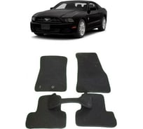 Ковры в салон автомобиля Eva Smart для ford mustang 2011 - 2014, эва сота, серые c красной окантовкой 2646-B1A7-S