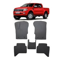Ковры в салон автомобиля Eva Smart для ford ranger lv 2015 -, эва сота, бежевые c бежевой окантовкой 3227-A1A1-S