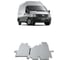 Ковры в салон автомобиля Eva Smart для ford transit 2007 - 2014, эва сота, чёрные c серой окантовкой 2224-B5B1-S 1