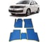 Ковры в салон автомобиля Eva Smart для geely gc 6 2014 - 2017, эва сота, коричневые c красной окантовкой 1960-A6A7-S 1