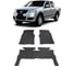 Ковры в салон автомобиля Eva Smart для great wall wingle 5 2011-2016, эва сота, бежевые c красной окантовкой 1234-A1A7-S 1