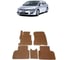 Ковры в салон автомобиля Eva Smart для honda civic viii седан 2006-2012, эва сота, черные c синей окантовкой 1246-B5B2-S 1