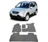 Ковры в салон автомобиля Eva Smart для honda cr-v ii 2002-2006, эва сота, коричневые c коричневой окантовкой 1254-A6A6-S 1