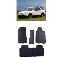 Ковры в салон автомобиля Eva Smart для honda cr-v ii правый руль 2002-2006, эва сота, серые c серой окантовкой 2245-B1B1-S
