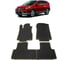 Ковры в салон автомобиля Eva Smart для honda cr-v iv 2012-2018, эва сота, бежевые c синей окантовкой 1257-A1B2-S 1