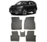 Ковры в салон автомобиля Eva Smart для honda cr-v v вариант макси 3d 2016-эва сота, коричневые c серой окантовкой 3614-A6B1-S 1