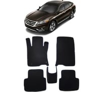 Ковры в салон автомобиля Eva Smart для honda crosstour i рестайлинг 2012-2015, эва сота, серые c коричневой окантовкой 2498-B1A6-S