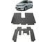 Ковры в салон автомобиля Eva Smart для honda elysion 2004-2006, эва сота, бежевые c серой окантовкой 2830-A1B1-S 1