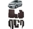 Ковры в салон автомобиля Eva Smart для honda elysion i рестайлинг 2006-2013, эва сота, черные c красной окантовкой 3070-B5A7-S 1