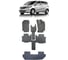 Ковры в салон автомобиля Eva Smart для honda freed правый руль 6мест 2010-2016, эва сота, коричневые c коричневой окантовкой 3483-A6A6-S 1