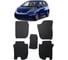 Ковры в салон автомобиля Eva Smart для honda fit iii правый руль 2013-эва сота, черные c синей окантовкой 2687-B5B2-S 1