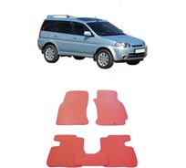 Ковры в салон автомобиля Eva Smart для honda hrv i 5дв 1998-2006, эва сота, бежевые c бежевой окантовкой 1260-A1A1-S