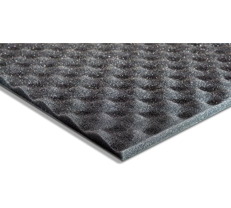 Шумоизоляция, акустический поролон самоклеящийся SGM Виолон Гамма волна 15, 1 лист/ SGM.VLG.15KS.075X100.1