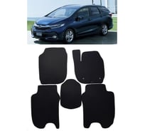Ковры Eva Smart в салон автомобиля honda shuttle ii правый руль 5дв универсал 2015 - эва сота серые c коричневой окантовкой 2819-B1A6-S