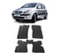 Ковры Eva Smart в салон автомобиля hyundai getz 2002 - 2011 эва сота коричневые c синей окантовкой 1279-A6B2-S 1