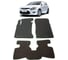 Ковры Eva Smart в салон автомобиля hyundai i30 2007 - 2012 эва сота чёрные c красной окантовкой 2042-B5A7-S 1