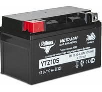 Стартерный аккумулятор для мототехники Rutrike YTZ10S 12 В/10 Aч (UTZ10S, CT 1210.1, MT 12-10-A) 024016