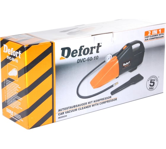 Автомобильный пылесос DEFORT DVC-60-10 98299250