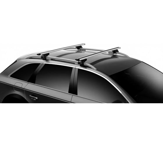 Упоры Thule Evo для автомобилей с обычными рейлингами (с замками) 710410