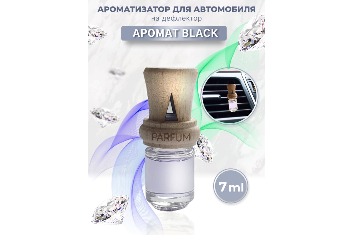 Ароматизатор в машину на дефлектор Avto Vins Black 5224259