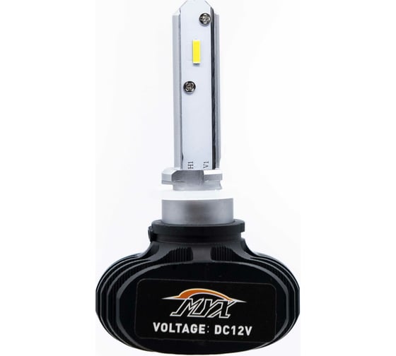 Светодиодные автолампы MYX Light S1 H27 12-24V 18W CSP 1860 6000K, 2 шт. в упаковке 103B5 MYX010327