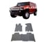 Ковры Eva Smart в салон автомобиля hummer h2 2002 - 2009 эва сота чёрные c красной окантовкой 2181-B5A7-S 1