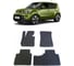 Ковры Eva Smart в салон автомобиля kia soul ii 2013 - 2019 эва сота коричневые c коричневой окантовкой 1378-A6A6-S 1