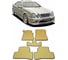 Ковры Eva Smart в салон автомобиля mercedes-benz сlk-класс i (w208) 1997 - 2003 эва сота чёрные c коричневой окантовкой 1485-B5A6-S 1