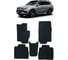 Ковры Eva Smart в салон автомобиля mercedes-benz gls (x167) 2019 - эва сота чёрные c красной окантовкой 3590-B5A7-S 1