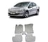 Ковры Eva Smart в салон автомобиля peugeot 408 2011 - эва сота чёрные c черной окантовкой 1666-B5B5-S 1