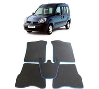 Ковры Eva Smart в салон автомобиля renault kangoo i 1998 - 2008 эва сота серые c черной окантовкой 1692-B1B5-S