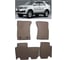 Ковры Eva Smart в салон автомобиля toyota fortuner кроссовер 7мест 2005 - 2015 эва сота серые c бежевой окантовкой 2311-B1A1-S 1