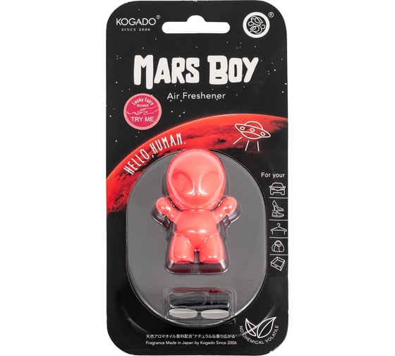 Полимерный ароматизатор Eikosha Kogado Mars Boy на кондиционер Lucky Fairy 3323 1772082