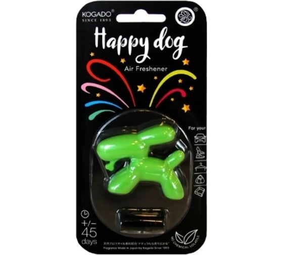 Полимерный ароматизатор Eikosha Kogado Happy Dog на кондиционер Love Tulipe 3305 1772078 1