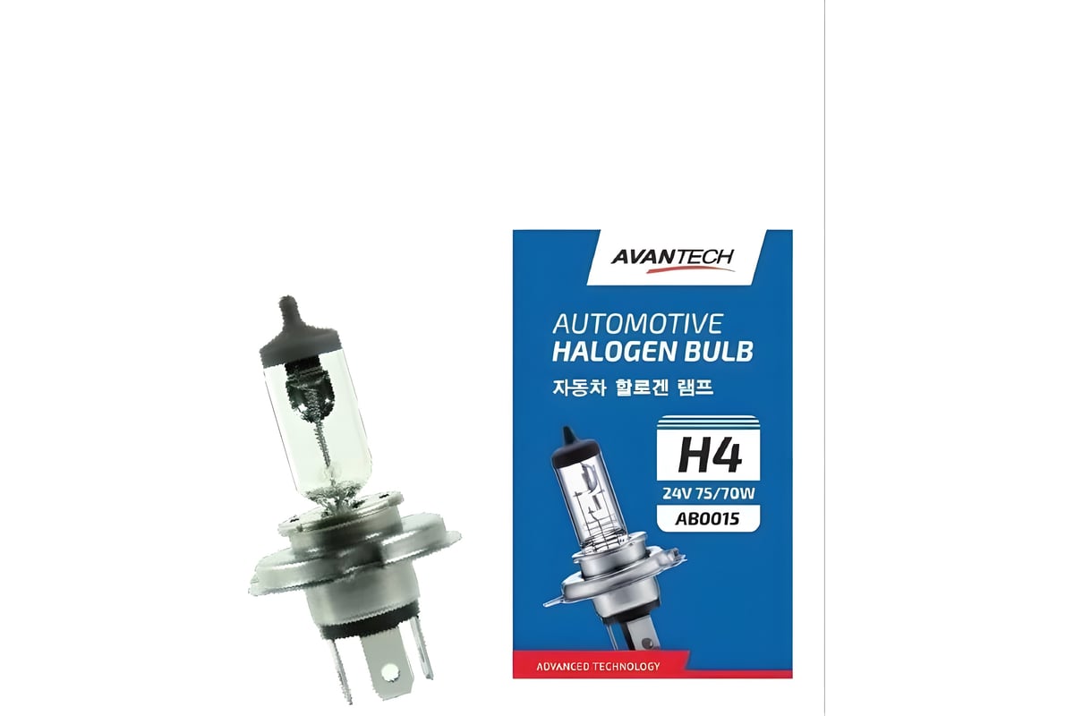 Лампа головного света Avantech H4 (HB2) 24V 75/70W арт. AB0015 131284 ...