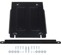 Защита кпп АвтоБроня sollers atlant 2022-н.в., сталь 1.5 мм., с крепежом, штампованная 111.01602.1