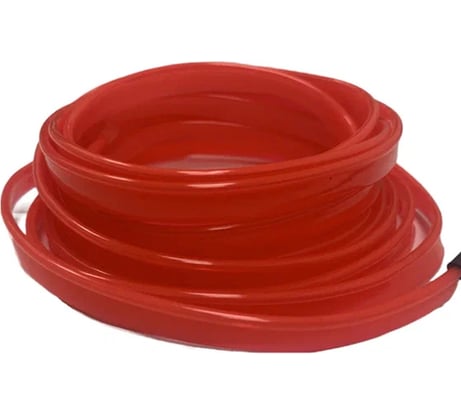 Гибкая неоновая лента для авто LEDZILLA RGB 3 метра, розовая, нить светодиодная, подсветка салона автомобиля, led тюнинг LGX-001-3M