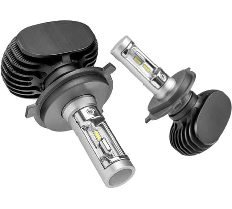 Светодиодные лампы LED для авто LEDZILLA S1 H4 25Вт 12В лампочки для автомобилей в фары птф лед , комплект 2шт S1 Pro-H4