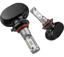 Светодиодные лампы LED для авто LEDZILLA S1 HB3 9005, 25Вт, 12В, лампочки для автомобилей, в фары, (ДХО), птф лед, комплект 2шт S1-9005