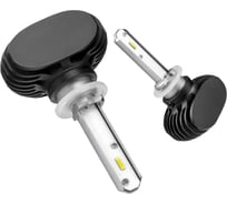 Светодиодные лампы LED для авто LEDZILLA S1 H27 880 881 25Вт 12В лампочки для автомобилей в фары ДХО птф лед, комплект 2шт S1-H27