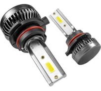 Светодиодные лампы LED для авто LEDZILLA X1 HB4 9006 18Вт 12В лампочки для автомобилей в фары птф лед, комплект 2шт X1-9006