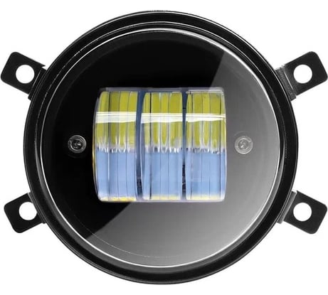 Противотуманные светодиодные автомобильные фары LEDZILLA универсальные 1 режим работы - белый, 30Вт, ДХО для авто, лед ПТФ, 2 шт 037-LED