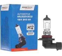 Лампа головного света Avantech H12 12V 53W арт. AB0037 131307