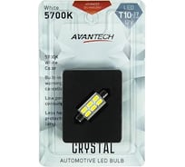 Светодиодная лампа Avantech 12V LED T10x37 5700K (резистор), 1 шт. арт. ALB0115 162328