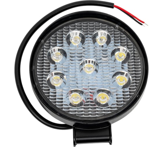 Фара Дали-Авто пр/т универс. круглая светодиодная 27W 9 LED,9-40V, 128х114х36 мм DA-02363